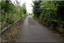 ST1597 : Side road to Pengam railway station by Jaggery