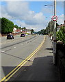 ST3090 : 40 sign on a Malpas Road lamppost, Newport by Jaggery