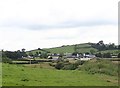 Tullyvallen Orange Hall and surrounding farm buildings