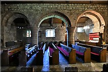 NY2039 : Torpenhow, St. Michael's Church: Nave arches by Michael Garlick