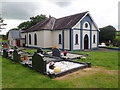 The Second Newtownhamilton Presbyterian Church viewed from the burial ground