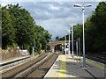 Looking up the line from Putney station