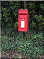 Elizabeth II postbox on Chatwell Lane, Cross Roads