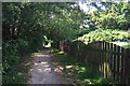 Footpath No.19 by Cockhaven Close play area, Bishopsteignton