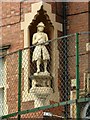 Bluecoat girl statue, former Bluecoat School, Mansfield Road, Nottingham