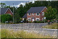 Modern housing beside Wimborne Road