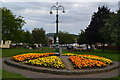 Flower bed at Sturminster Newton