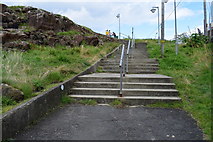 C8138 : Steep steps, Portstewart by Kenneth  Allen