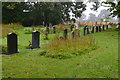 ST6905 : Buckland Newton parish cemetery by David Martin