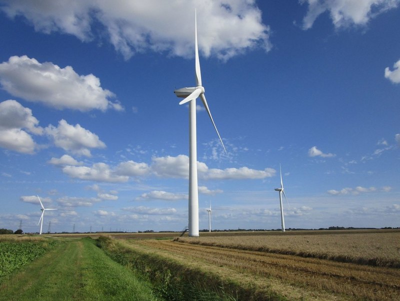 Wind turbines, Bicker Fen © Jonathan Thacker :: Geograph Britain and ...