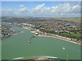 Shoreham Harbour from the air