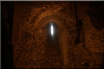 TL7835 : View of one of the arched windows inside Hedingham Castle #2 by Robert Lamb