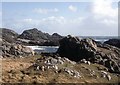 NL9738 : Rock south coast of Tiree by Alan Reid