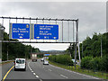 O2521 : Overhead Sign Gantry, Southbound M11 by David Dixon