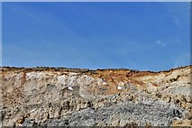 SZ3685 : Compton Bay: Geologically interesting cliffs 5 by Michael Garlick