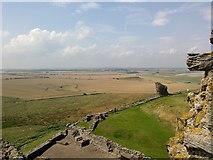 NU2421 : Countryside View from Dunstanburgh Castle Tower by Darrin Antrobus
