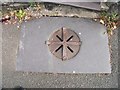 SH5873 : Possible coal hole and cover on Upper Garth Road, Bangor by Meirion
