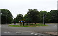 Roundabout on Roughmoor Way, Swindon