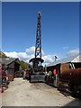 SD3285 : Old Hall Farm - steam crane by Chris Allen