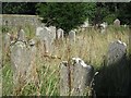 Headstones at old St Helen