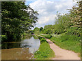 Coventry Canal approaching Fazeley in Staffordshire