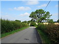 Minor road towards Shipton Moyne