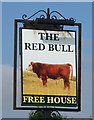 Sign for the Red Bull Inn