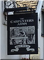 Sign for the Carpenters Arms, Sherston