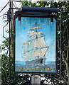 Sign for the Old Royal Ship, Luckington