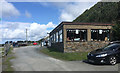 Shop and car park at Llanfair Slate Caverns