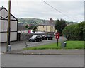 Queen Elizabeth II postbox and a Royal Mail drop box on a Hengoed corner
