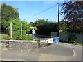 Minor road joining the A487 at Pont Rhydypennau