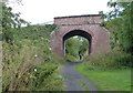 Summerfield Lane crossing the Cinder Track at Stainsacre