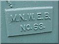 Inscription on Old Manweb electrical cabinet on Osbourne Terrace, Bangor