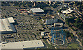 Bell Green retail park from the air