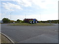 Roundabout on the A1017, Haverhill