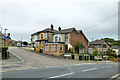 Houses on Station Road, Wroxall