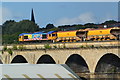 Freight train on Kirkstall Viaduct