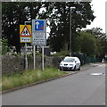 Warning sign - Patrol, Hengoed Road, Hengoed