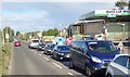 Traffic on the A25 at Camlough