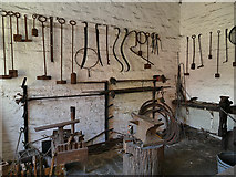 SE3532 : Temple Newsam farm - the smithy by Stephen Craven