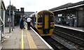 SS9079 : Cheltenham Spa train in Bridgend station by Jaggery