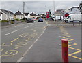 Keep Clear zone, New Road, Newcastle Emlyn