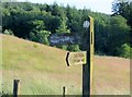 Roadside  Southern  Uplands  Way  Fingerpost