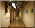 NH6845 : Corridor, Raigmore Emergency Bunker by Craig Wallace