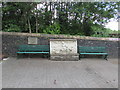 Green benches, Aberbargoed War Memorial