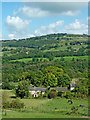 Cheshire pasture and woodland north-east  of Disley