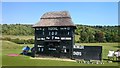 SU7494 : Thatched scoreboard at Wormsley cricket ground by Mark Percy