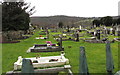 Southeast side of Hope Old Cemetery, Flintshire