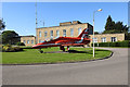 SK9779 : The gate guardian at RAF Scampton by Adrian S Pye